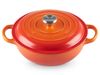 Le Creuset Stew Pot Rund Signature 22 cm ofenrot - 20 bis 24 cm - Orange Bild 2