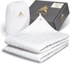 Akroma Premium Gewichtsdecke 155x220cm 12KG, Weiß Bild 1