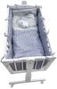 Babybett Weiß 40x90 mit Rollen Vitalispa Bild 3