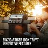 Enders® 'MONROE PRO 4 SIK TURBO SHADOW' Gasgrill, 4-Brenner, Infrarot-Backburner, Seitenkocher, PanoVision Sicht, SWITCH GRID™ mit SEAR Grate, HEAT RANGE™, 800 °C TURBO ZONE™, SIMPLE CLEAN™, 118,5 x 58 x 153,5 cm Bild 2
