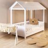 CHILDHOME Teddy-Krabbeldecke Groß 150 cm Beige Bild 5