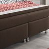Inter Trading Boxspringbett K004, Webstoff Braun, 180x200 cm Bild 4