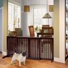 COSTWAY Absperrgitter Hunde Schutzgitter Holz Tuerschutzgitter Hundeabsperrgitter 104-203cm verstellbar Bild 2