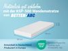 Betten-ABC 'KSP-500' Matratze, 90x190 cm, Wendematratze mit 2 Härtegraden (H3/H4), 7-Zonen Matratze aus Hybridschaum, Hypoallergen & Antibakteriell, Oeko-TEX® Zertifiziert, Bild 2