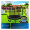 KESSER® Trampolin Gartentrampolin | TÜV Rheinland GS Zertifiziert | Kindertrampolin bis 150 kg | Komplettset mit Sicherheitsnetz, Leiter, Randabdeckung, Seitentasche & Zubehör 244 cm, Orange / Anthrazit Bild 4