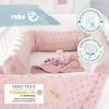roba Geschenkset 'Lil Planet' - Bio-Bettschlange, Babydecke & Schmusetuch - Rosa / Mauve Bild 2
