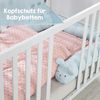 roba Bettschlange 'roba Style' - 170 cm lang Ø 12 cm - mit Bärengesicht Benny - Hellblau Bild 4