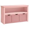 Songmics 'Vasagle' Kinderregal mit Rollen, Holzwerkstoff pastellrosa, 30 x 102 x 60 cm Bild 3