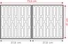 TAINO RED 6+1 Gasgrill, 6 Brenner & Seitenkocher, Edelstahl, 146 x 45 x 114 cm Bild 4