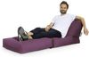 MAGMA Sitzsack Twist Scuba, Violett, 80 x 90 x 70 cm Bild 2