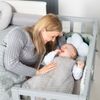 roba Nestchen 'Lil Planet' - Babynest für Babybetten 60 x 120 - 70 x 140 cm - Frosty Green Bild 5