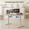 Devoko Höhenverstellbarer Schreibtisch 180x80 cm elektrisch, Höhenverstellung 71-121 cm mit Smart Control, 120 kg Tragkraft, für gesundes Arbeiten Bild 3