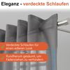 2er Set Schlaufenschal Voile - Farbe: Dunkelgrau, Höhe (cm): 245 Bild 5