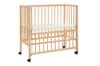 Fillikid 'Cocon' Beistellbett, natur, höhenverstellbar, rollbar Bild 3
