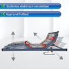 Matratzen Perfekt Lattenrost mit Motor Terra Med, Flachmotor Elektrisch, Bettkastengeeignet, komplett Montiert, Kopfteil & Fußteil elektrisch, 90x200 cm Bild 2