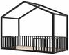 Bopita Hausbett Robin Schwarz 90 x 200 cm Schwarz - Material: Buche - Babypark. de Bild 3