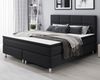 Boxspringbett R002 180x200 cm, Webstoff, schwarz Bild 2
