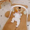CHILDHOME Teddy-Krabbeldecke Groß 150 cm Beige Bild 3