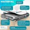 KESSER® aufblasbare Turnmatte, Airtrack Fitness- und Gymnastikmatte, inkl. Tragetasche & elektr. Luftpumpe, Anthrazit, 300 x 100 x 10 cm Bild 5