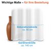 Foxx Schlaufenschal Voile, 2er Set, Braun, 245 x 140 cm Bild 3