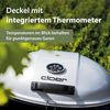 Cloer Barbecue-Grill, Outdoor Standgrill mit integriertem Thermometer, Antihaftbeschichtung, 2400 Watt, platzsparend verstaubar, 91,5 x 64 x 59 cm Bild 4