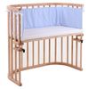 Babybay 'Piqué' Bettnestchen für Babybay Maxi und Boxspring taupe/weiß, Sterne Bild 2
