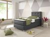Boxspringbett KN006 90x200 cm Webstoff Anthrazit Bild 3