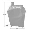 TAINO HERO Set Smoker klein BBQ Grillwagen, Holzkohle- & Gas-Grill, Abdeckhaube, 87 x 57 x 108 cm Bild 5