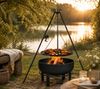 CookKing Schwenkgrill Set Viking 6, mit Feuerschale, Dreibein mit Kurbel und Grillrost, Ø 70 cm Bild 2