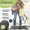 KESSER® Schmutzfangmatte rutschfeste Fußmatte für Innen- & Außenbereich waschbar & wetterfest | Türmatte Wohnungseingang | Teppich für Büro & Vorzimmer | Fußabtreter Fußabstreifer Motiv, Anthrazit / Schwarz, 50x80cm Bild 3