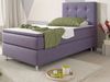 Boxspringbett KN0010 90x200 cm Webstoff Lila Bild 2