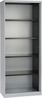 Bisley 'EuroTambour' Rollladenschrank, 80,0 cm, Silber, 4 Einlegeböden Bild 2