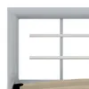 vidaXL Bettgestell Grau und Weiß Metall 100 × 200 cm 284557 Bild 5