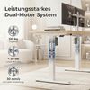 Devoko Höhenverstellbarer Schreibtisch 180x80 cm elektrisch, Höhenverstellung 71-121 cm mit Smart Control, 120 kg Tragkraft, für gesundes Arbeiten Bild 3