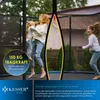 KESSER® - Trampolin | TÜV SÜD GS Zertifiziert | Komplettset mit Sicherheitsnetz, Leiter, Randabdeckung & Zubehör | Kindertrampolin Gartentrampolin Belastbarkeit 150 kg Blau, 305 cm Bild 5