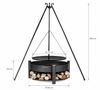 CookKing Schwenkgrill Set Montana 2, mit Feuerschale, Dreibein und Grillrost Bild 5