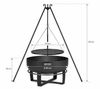 CookKing Schwenkgrill Set Viking 3, mit Feuerschale, Dreibein und Grillrost, Ø 70 cm Bild 5