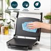 Princess '112415' Kontaktgrill und Paninigrill, 2000 W, Schwarz/Edelstahl, 8,7 x 36 x 35,5 cm Bild 4