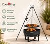 CookKing Schwenkgrill Set Viking 6, mit Feuerschale, Dreibein mit Kurbel und Grillrost, Ø 70 cm Bild 4