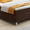 Boxspringbett Berlin 180x200 cm Webstoff Braun Ohne Topper Ohne Matratzen Bild 4