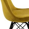 Stuhl ERIS, Cordstoff Gelb Bild 4