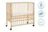 Fillikid 'Cocon' Beistellbett, natur, höhenverstellbar, rollbar Bild 2