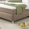 Boxspringbett KN0017 180x200 cm Webstoff Muddy mit Topper-Optik Bild 4