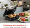 Bomann Multigrill 2251 CB, antihaftbeschichtete Grillplatten, 9,5 x 23 x 27 cm Bild 2