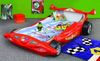 Bett mit Matratze Kinderbett Autobett Kinderzimmer Farbauswahl Rennwagen Bild 4