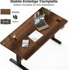 Devoko Höhenverstellbarer Schreibtisch 160x80 cm elektrisch, Höhenverstellung 71-121 cm mit Smart Control, 120 kg Tragkraft, für gesundes Arbeiten Bild 4