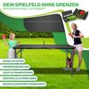 KESSER® Tischtennisplatte Mini mit Tischtennisschläger-Set, Tischtennisbällen und TT-Netz | Indoor | Unterwegs, laminierte Platte + klappbar – Kofferdesign, Kinder und Erwachsene – 153 x 76,5 cm Schwarz / Schwarz Bild 5