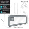 KESSER® Bettgitter, Bettschutzgitter, 150cm, Hellgrau Bild 2