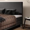 Inter Trading Boxspringbett S1, mit Topper-Optik, Webstoff Anthrazit, 180x200 cm Bild 3