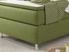 Inter Trading Boxspringbett KN009, Webstoff Grün, 90x200 cm Bild 3